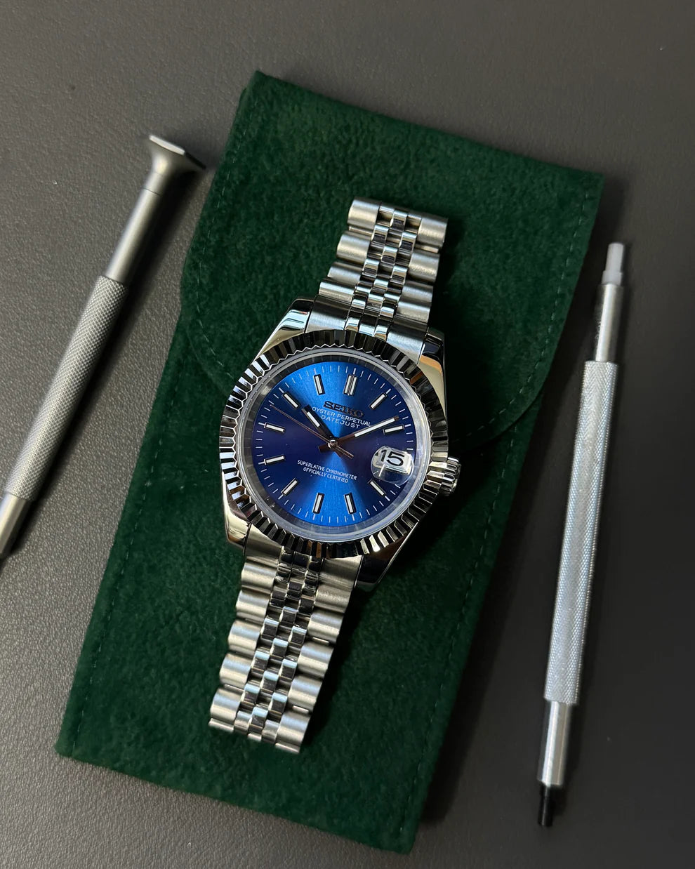 VELT Seiko Just Blue Navy